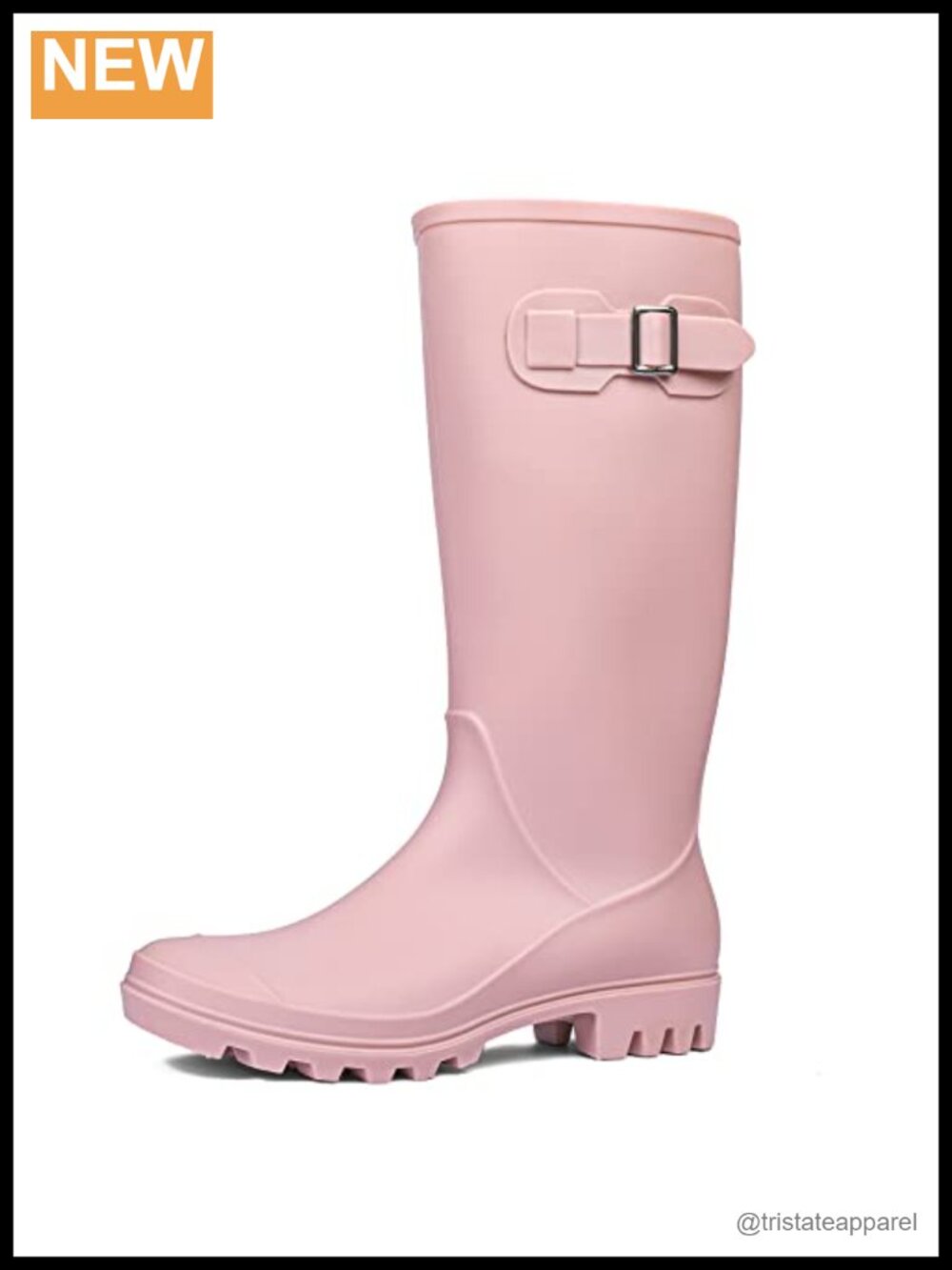 Wide Calf Tall Waterproof Rubber Rain Boots Knee High Garden Mud